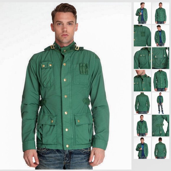 PRPS GOODS & Co Zip Up Men's Utilitarian Jacket Jacket NWOT Large - Picture 1 of 13